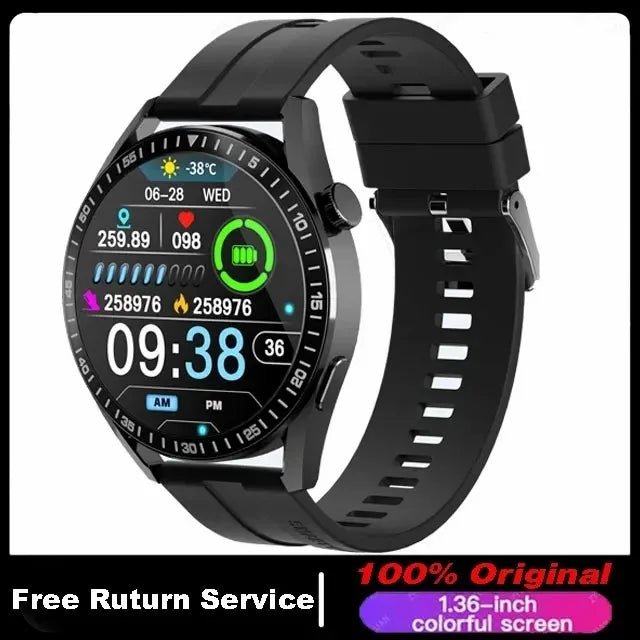 2026 New For Android ios Smart Watch Men HD AMOLED Screen GPS Motion trajectory Heart Rate Bluetooth Calls SmartWatch Waterproof