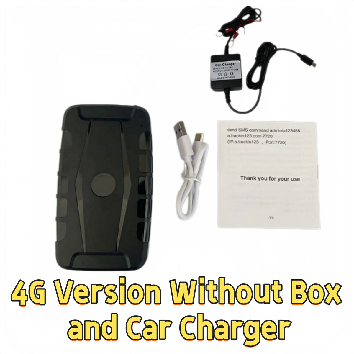 TK918 10000mAh Battery 4G GPS Tracker Car  Locator GPS 4G Positioners 10000mAh Magnetic Real Time for Car Motorcycle Free APP
