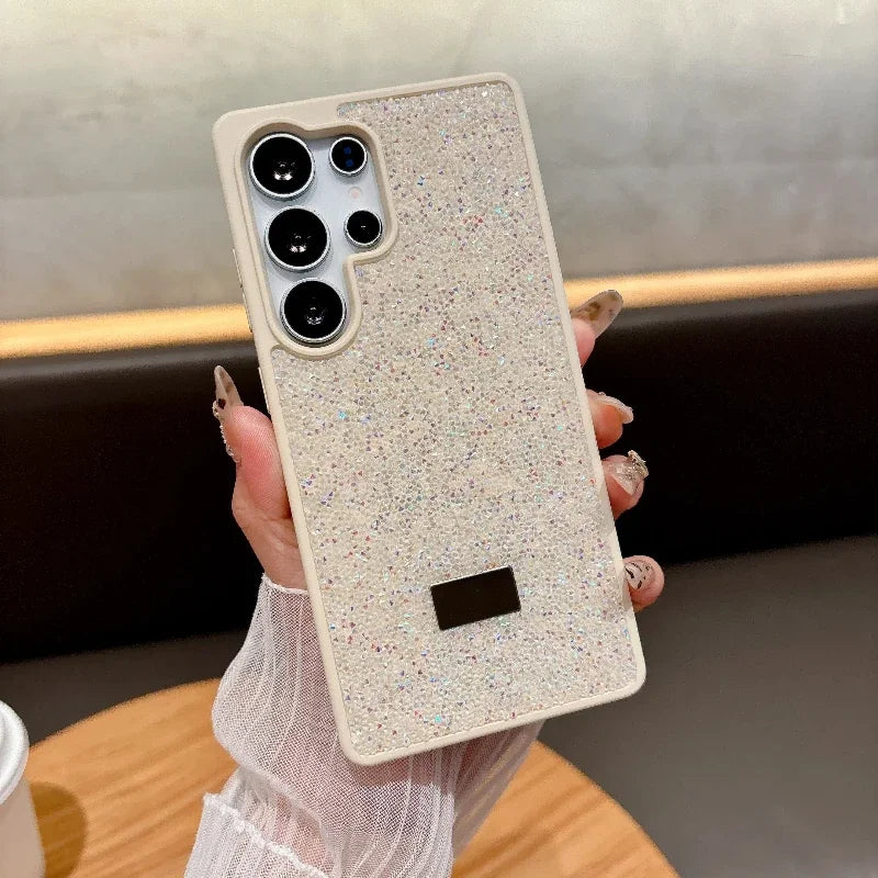 Trend Bling Glitter Diamond Case for Samsung Galaxy S26 S25 S24 S23 Plus Ultra Rhinestone Shockproof Hard Back Protective Cover