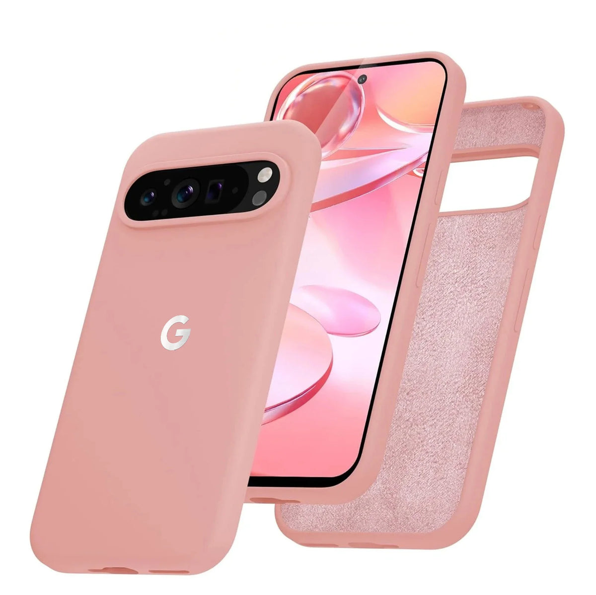 Matte Soft Liquid Silicone Slim Case for Google Pixel 8 9 10 11 Pro XL 6 7 8A 9A 10A 7A 6A Skin Feel Pure Color Ultra Thin Cover