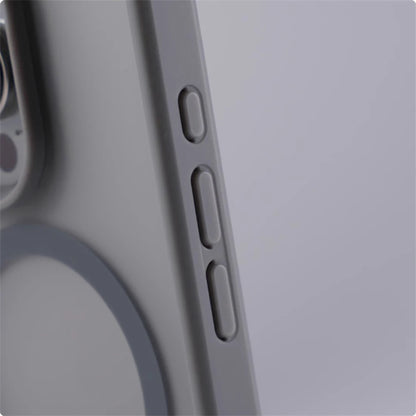 Invisible Metal Stand Magnetic Bumper Case For iPhone 17 16 Pro Max 15 14 Plus 13 For MagSafe Wireless Charge Shockproof Cover