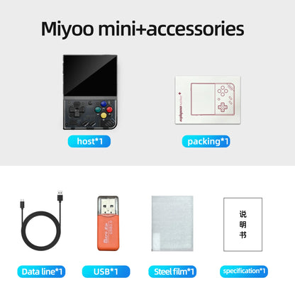 MIYOO Mini Plus Retro Pocket Emulator 3.5" OCA IPS Linux Handheld Console 3000mAh Multi Emulator Classic Video Game Console Gift