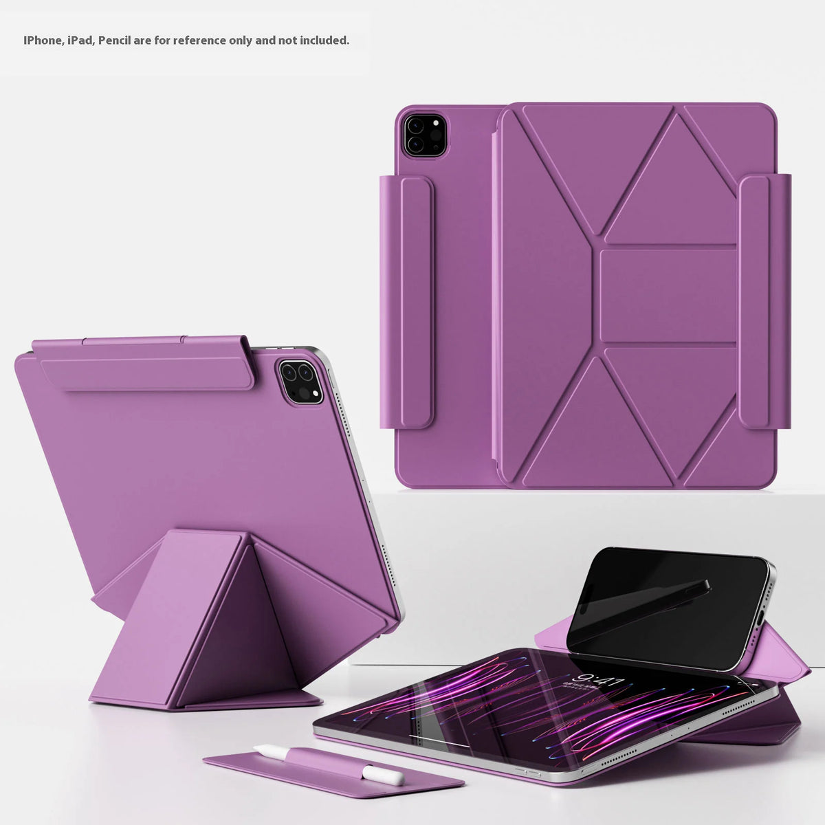 For 2025 iPad A16 11th Case for 2024 iPad Air 11 10.9 Pro 11 13 inch Magnetic Case for iPad Mini 6 7 Back Case