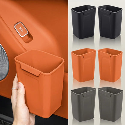 BLALION Silicone Car Door Storage Box Trash Can Multifunctional Auto Door Storage Bucket Umbrella Organizer for Car Accessories