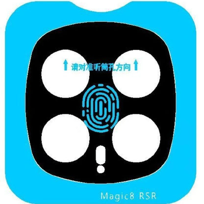3D Camera Protectors for Honor Magic V6 V5 Magic8 Magic7 Pro Lite RSR X70 X9D X9C Tempered Glass Lens Cover Locator Installation