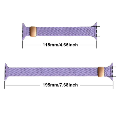 Braided Loop for Apple Watch 38 40 41 42 44 45 46 49mm for Woman Magnetic Nylon Elastic Replacement for Iwatch Series10 9 8 7 6