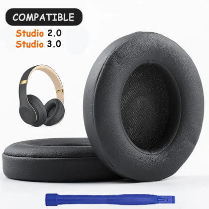 KUTOU Earpads For Beats Studio 3 3.0 Ear Pads Studio3 Headphone Replacement Pads Studio2 Ear Cushions Earpads  Headset Foam Pad