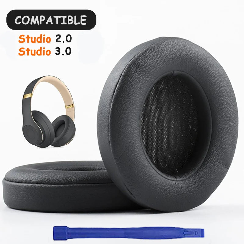 KUTOU Earpads For Beats Studio 3 3.0 Ear Pads Studio3 Headphone Replacement Pads Studio2 Ear Cushions Earpads  Headset Foam Pad