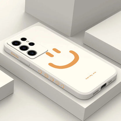 Hello Smile Phone Case For Samsung Galaxy S24 S23 S22 S21 S20 S10 S10E Ultra Plus FE Note 20 Ultra 10 Plus Cover