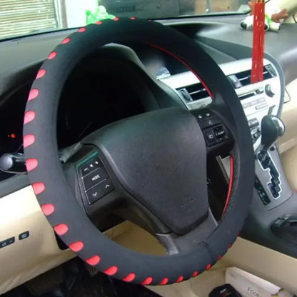 Car Steering Wheel Cover 5 Colors New EVA Punching Universal Car Steering Wheel Cover Diameter 38cm Automotive Sup