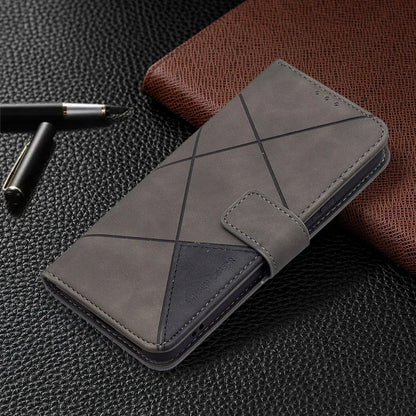 Wallte Hijab Prism Slot Magnetic Flip Leather Case For Samsung Galaxy S26 Ultra S25 Edge S24 FE S23 Plus S22 S21 S20 FE Cover