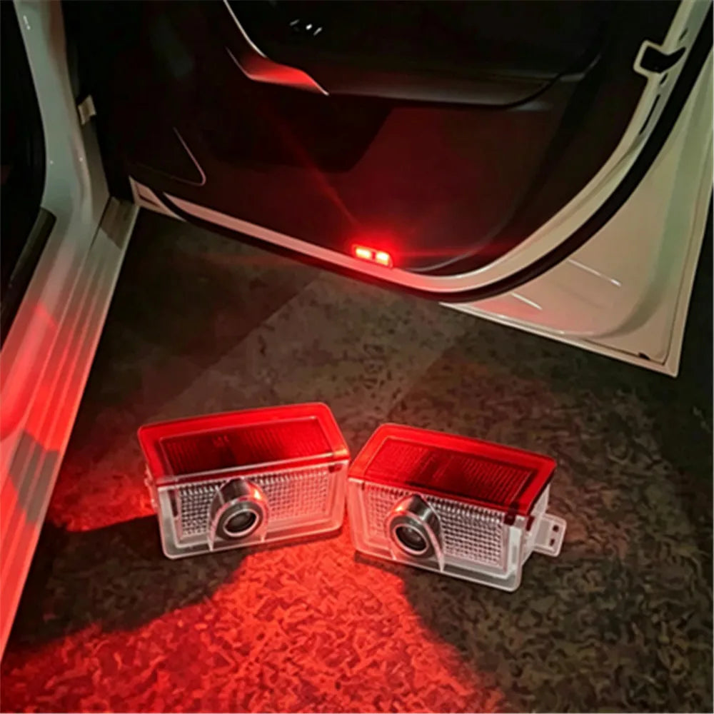LED Car Door Welcome Warning Light For Mercedes Benz W176 W177 W246 W205 W212 W213 W166 W167 X166 H247 X156 X253 C253 X167 W464