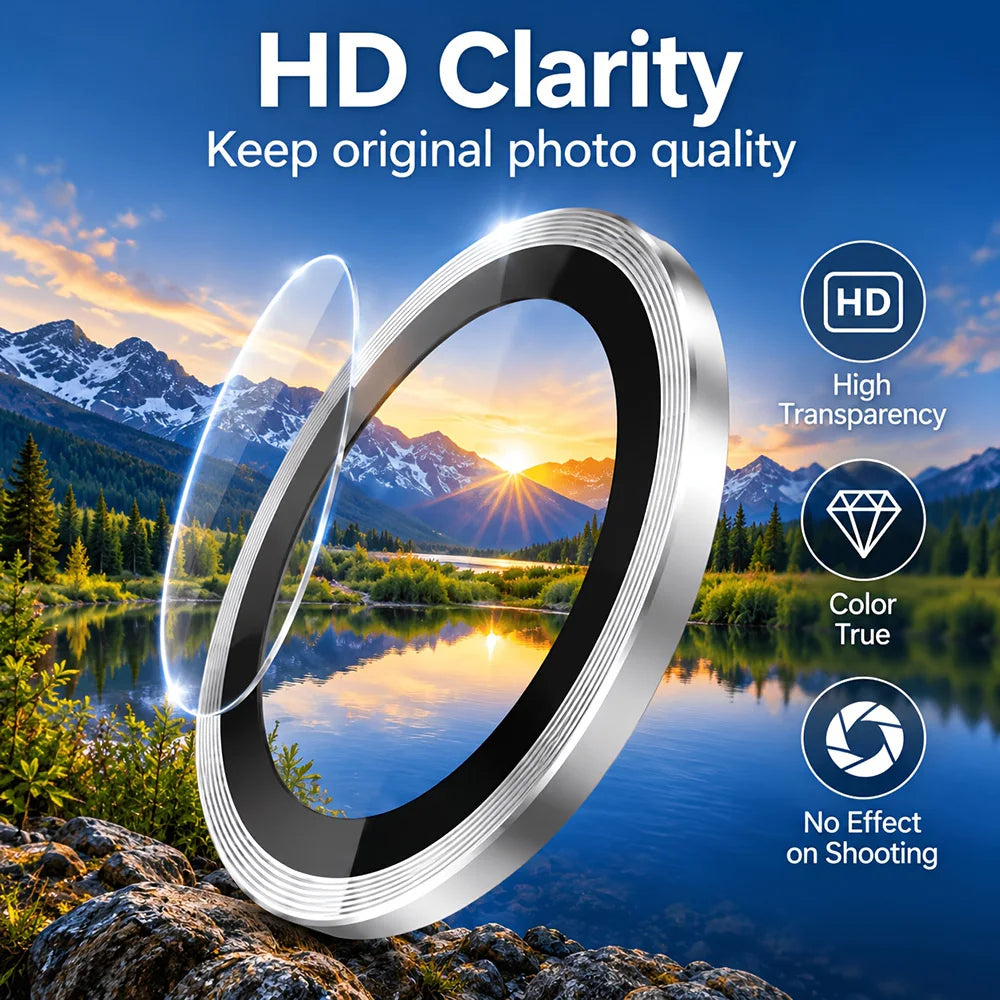 For iPhone Duo Lens Camera Protector iPhone 18 Pro Max 17 16 15 14 13 12 11 Pro Max 13 12 Mini 16 15 14 Plus HD Clear Lens Glass