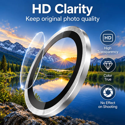For iPhone Duo Lens Camera Protector iPhone 18 Pro Max 17 16 15 14 13 12 11 Pro Max 13 12 Mini 16 15 14 Plus HD Clear Lens Glass