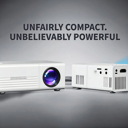 XNANO Q1 Mini Projector Portable,1080p,Supports USB-C Wired Connection,Lag-Free Gaming,AI Noise Reduction,Home Cinema Projector