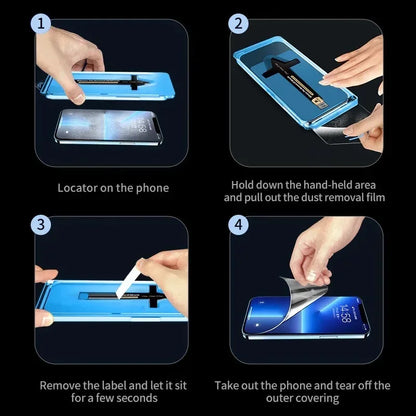 One-Click Dust Free Glass For iPhone Duo Glass Oleophobic Screen Protector Film For APPLE iPhone Duo Tempered Glass Fold Ultra