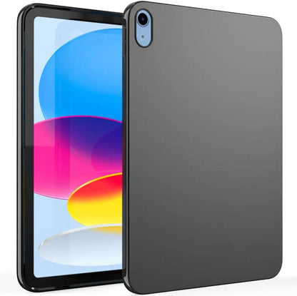 Silicone Tablet Case For iPad Air 5 4 mini 2 3 4 ipad 5 6 7 8 9 10 Gen Pro 11'' 12.9'' Flexible Soft TPU Black Shell Back Cover