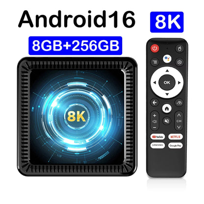 Q19 Smart TV Box Android 16 Allwinner H618 8GB 128GB 256GB Media Player Google Assistant BT6.0 Wifi 5G 8K Very Fast Set Top Box
