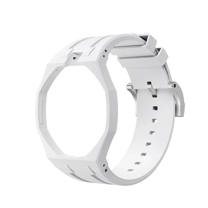 Bioceramics Watch Case+Silicone Band Modification Kit Strap Case Changer To Wristwatch Accessories For Royal Pop