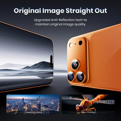 1PCS Protective Film for iPhone 18 17 Pro Max/iPhone 17 Pro/17 Full Coverage Ultra-Thin Camera Lens Protector Metal Frame New