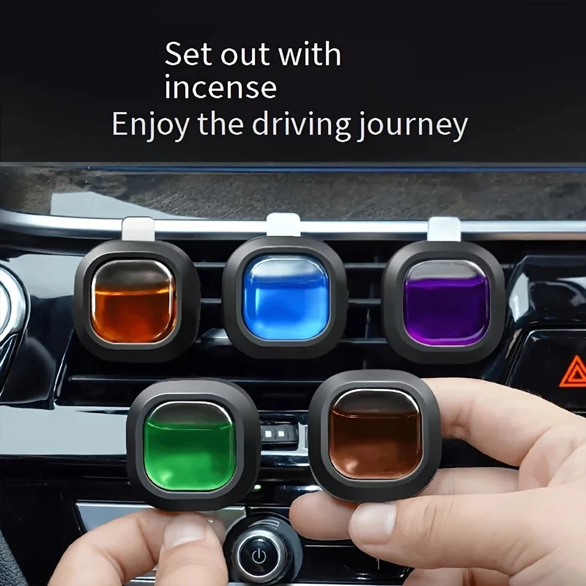 Car Mounted Fragrance Air Conditioner Air Outlet Perfume for Men and Women, Car Fragrance Is Light and Fragrant