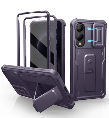 Dexnor For Samsung Galaxy S25/S25 Plus/S25 Ultra /S25 Edge 2025Case Full Body Shockproof Camera Cover &Built-in Screen Protector Kickstand