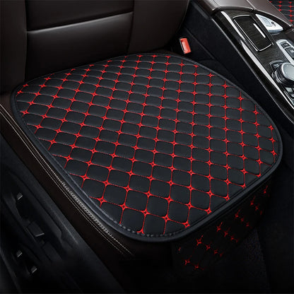 New Pu Leather Car Seat Cover Seat Back Cushion Minimalism Seat Cushion Universal Wear-resistant and Durable Four Seasons