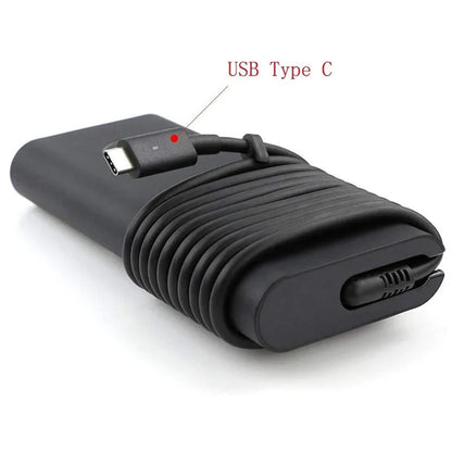 90W USB/TYPE-C AC Laptop Power Adapter Compatible with DELL XPS 15 17 Latitude 3000 7000 Series Precision 5470 5550 3540 3570