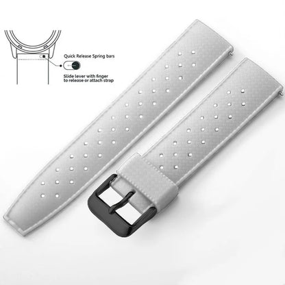 Tropical Silicone Watch Band Quick Release Watch Band 18mm 20mm 22mm Rubber Tropic Smart Watch Strap Waterpfroof Muti-Color