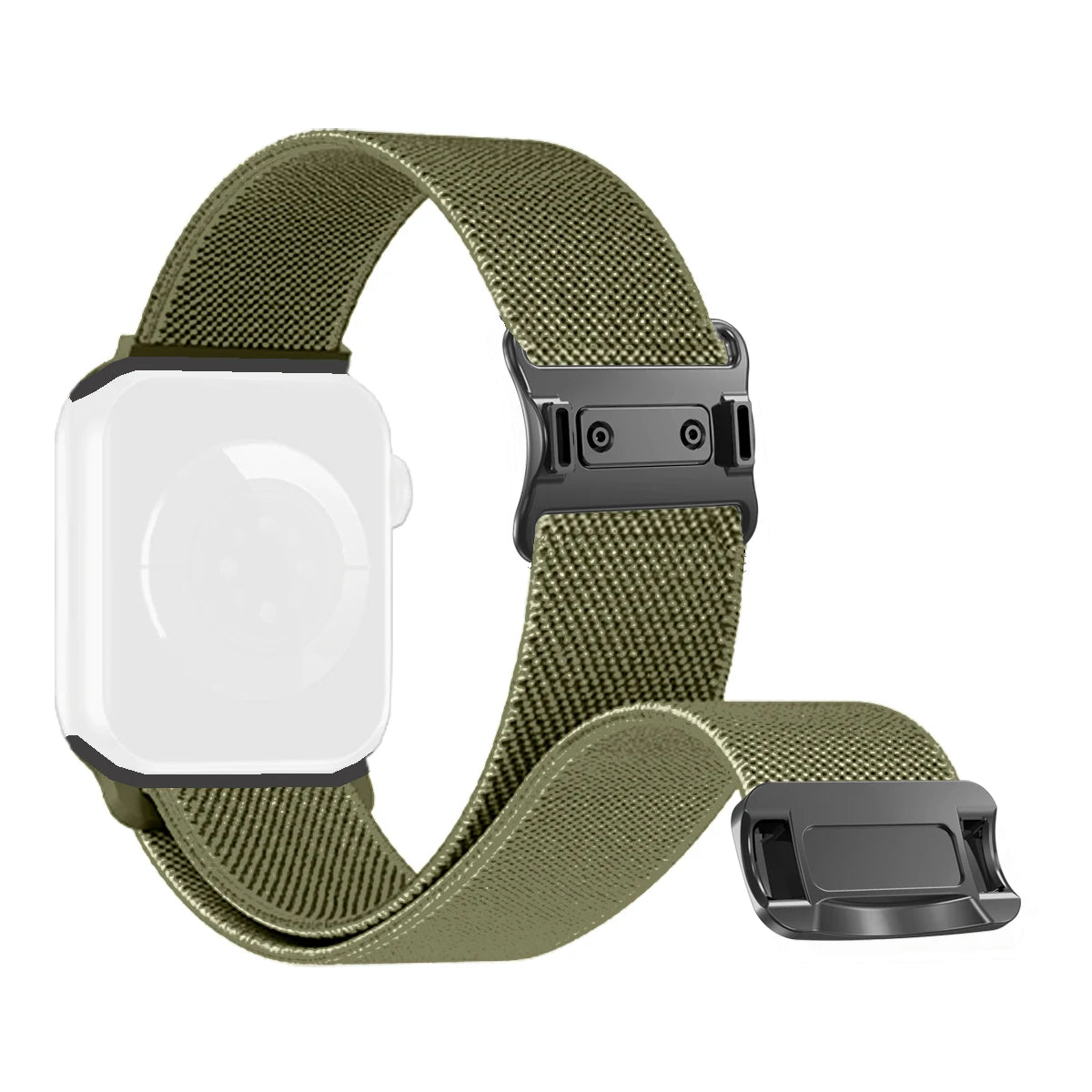 Magnetic Strap for Apple Watch Ultra3 Band 49mm Woman Man 40mm 44mm Nylon Elastic Loop for Iwatch Series11 10 9 8 7 6 5 4 3 2 1