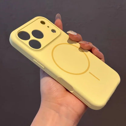 Luxury Liquid Silicone Original Case For iPhone 17 Pro Max Air 16 15 14 13 12 Plus Magsafe Shockproof Matte Soft Bumper Cover