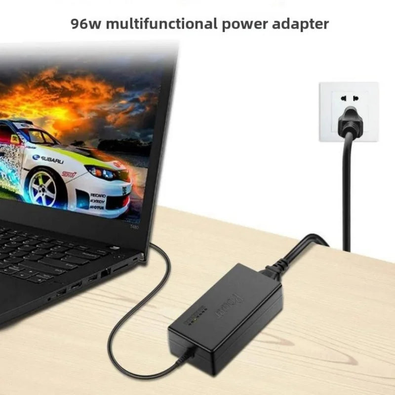 96W Universal Portable AC Laptop Power Adapter 12V 15V 16V 18V 19V 4.5A 20V 24V Charger For Toshiba Hp Asus Acer Sony Lenovo