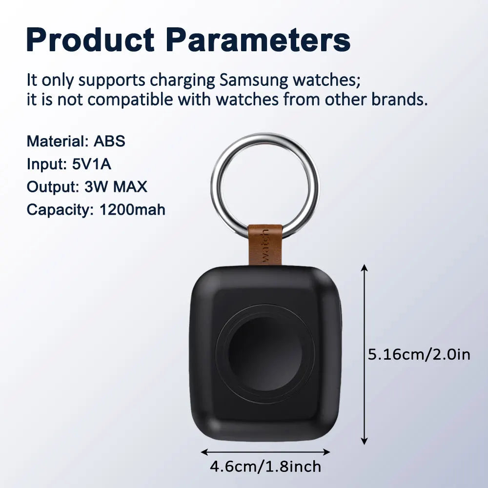 Magnetic Wireless Portable Watch USB Type-C Fast Charger for Samsung Galaxy Watch 8/8 Classic/7/7Ultra/6/Active 2 Fast Charging