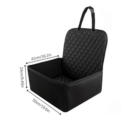 Dog Car Seat Large Waterproof Back Seat Extender for Dogs Cats, Waterproof Safety Car Seat Cushion Carrier Cover Easy Clean