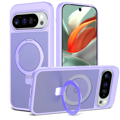 Magnetic Wireless Charging Phone Case for Google Pixel 10 Pro XL Pixel 10 9 Pro for Magsafe Ring Bracket Shockproof Cover Funda