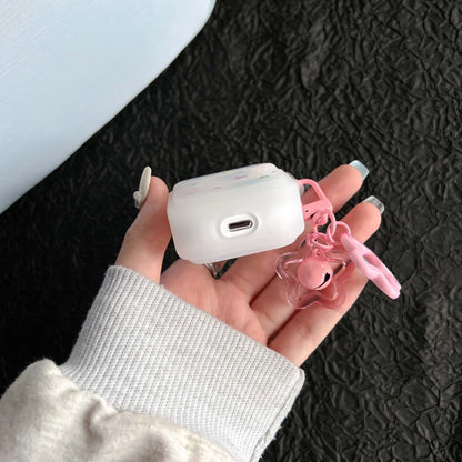 Matte colorful stars ins shockproof pendant crystal cool earphone case for apple airpods 1 3 pro 2nd 2 wireless bluetooth box