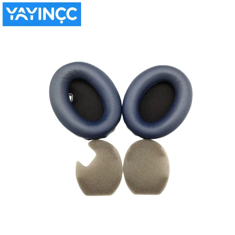 Replacement Easy to install Snap on Headbeam cushion/Protein skin memory sponge ear pad For Sony WH-1000XM4 Headset repair parts