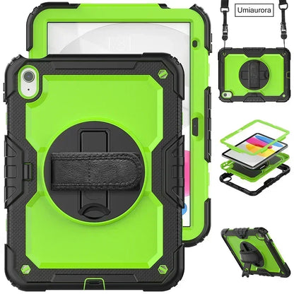 Case For iPad A16 10th 11th Generation 7/8/9th 10.2 Pro 11 12.9 Air 11 13  Air5 4  Mini 7 6 5 4 Shockproof Stand Kids Safe Cover