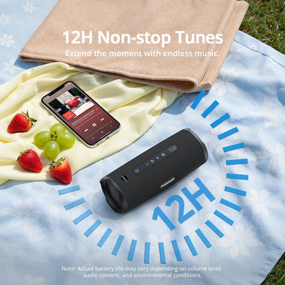 Tronsmart Mirtune C3 Plus Bluetooth Speaker 50W Portable Speaker Upgrared Version with BT6, Auracast™ Sync, IPX7 Waterproof, 2026 Camping Gear