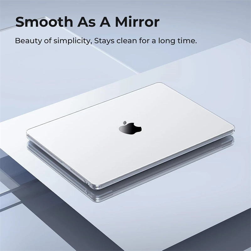 Crystal Clear Laptop Case for Macbook Neo 13 2026 Air 15 M4 M3 Hard Cover for Mac Book Pro 14 M1 M2 M5 14 16 Sleeve Accessories