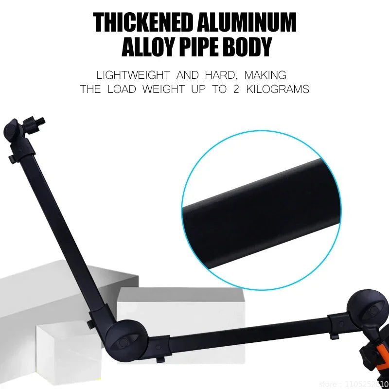 Microphone Support Spring-Free Microphone Cantilever Holder Foldable Stand Live Broadcast Stand Desktop Stand Long Arm Bracket