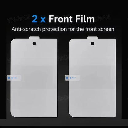 Matte Frosted HD Clear Hydrogel Film For iPhone Duo 7.6" Inner External Front Back Soft TPU Screen Protector Anti Fingerprint