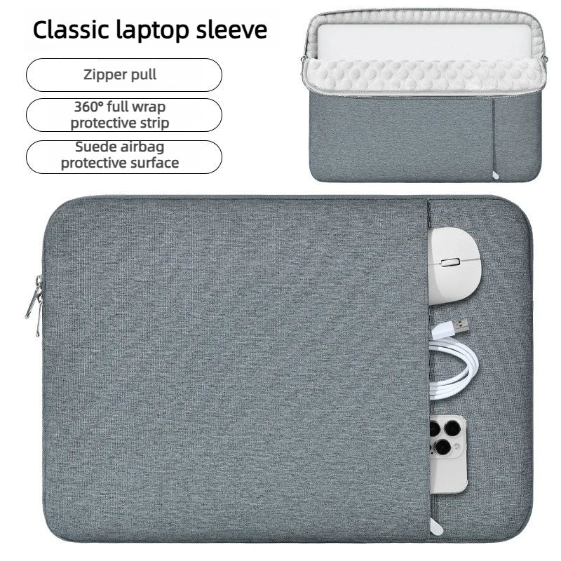 360° Plush Airbag Protection Laptop Bag Sleeve for Macbook Air 12-17.3Inch Tablet Computer Bag Lenovo Asus HP Dell Laptop Case