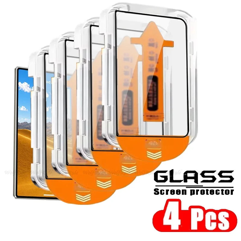 1/2/3/4pcs For iPhone Duo Glass iPhone Duo Tempered Glass Easy Installing Flat Full Cover Dust Free Screen Protector iPhone Duo