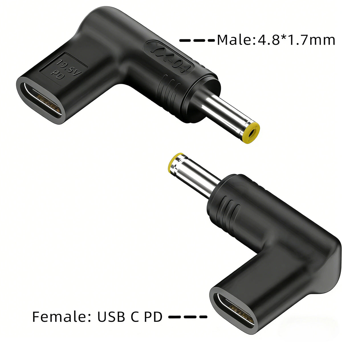 PD 100W Type C to Universal Laptop Charger Converter for Asus Lenovo Hp Dell Acer Samsung USB C Fast Charger Adapter Connector