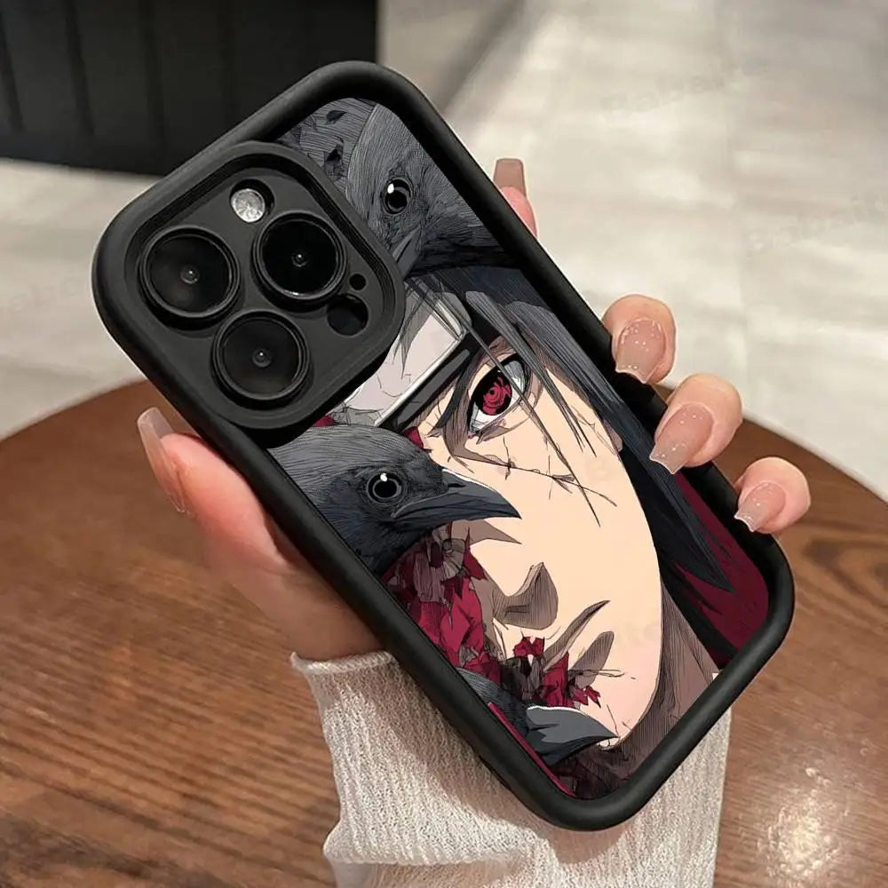 Classic Anime U-Uchiha Itachi Phone Case For iPhone 17 16 15 14 13 12 11 Air Plus Pro Max Soft Back Cover
