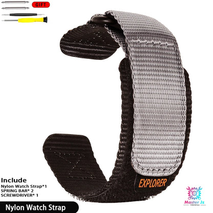 Nylon Strap For Casio AE1200 Square Watch 18mm Quick Release Breathable Sport Band With 316 Stainless Steel Case Waterproof Ring