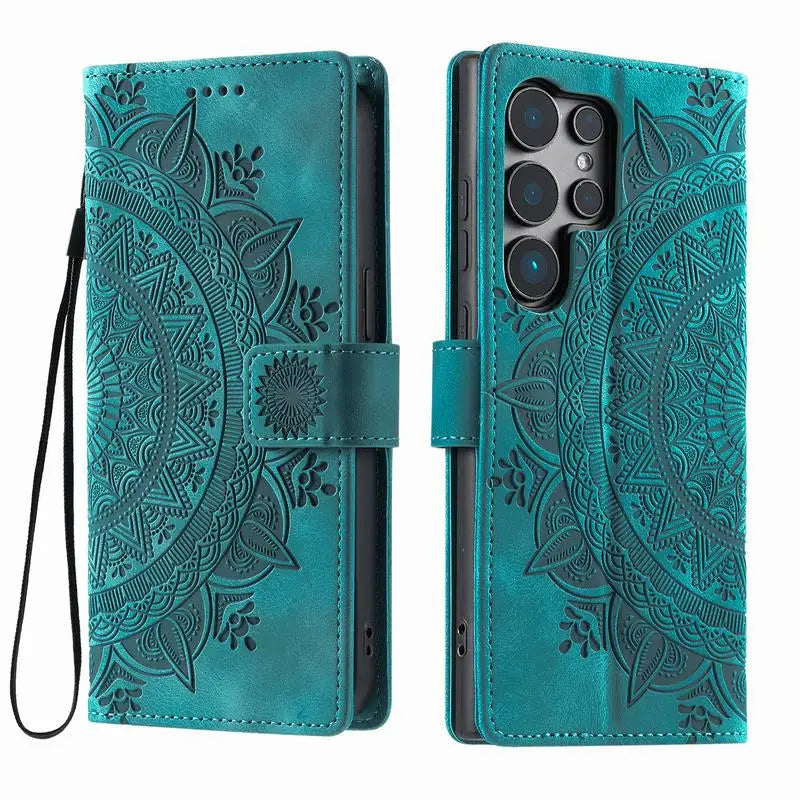 S26 S25 S24 S23 S22 S21 S20 Ultra S10 S9 S8 Plus FE Case For Samsung Galaxy Note 20 10 9 8 Leather Wallet Phone Cover