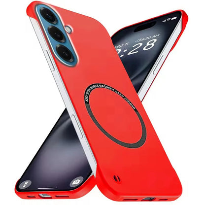 Magnetic Slim Case for Samsung S26 S25 S24 S23 S22 S21 S20 FE Plus Note 20 Ultra Frameless Matte Hard PC Cover Shockproof