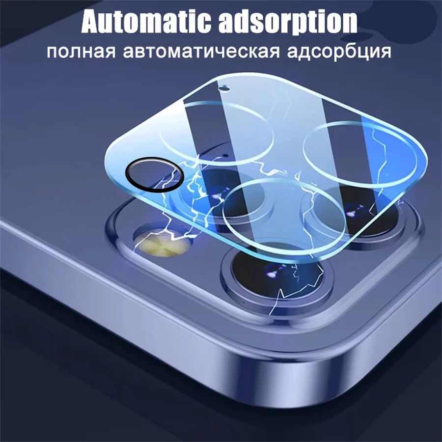 2PCS Camera Lens Glass For iPhone 17 Air 16 Pro Max 16 Plus 15 14 11 13 12 Mini HD Clear Lens Protective Glass For iPhone 16 Pro